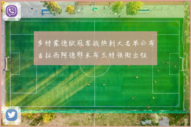 多特蒙德欧冠客战热刺大名单公布吉拉西阿德耶米布兰特领衔出征